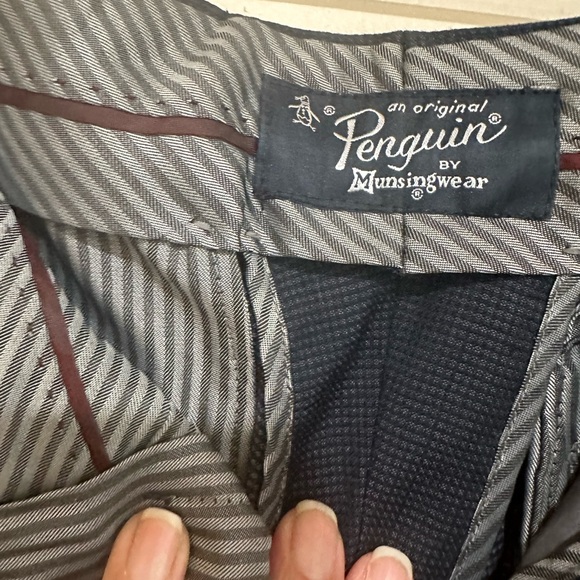 An original penguin men’s blue trousers size 30x32 - Picture 5 of 9